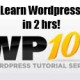 Free WordPress 101 video training for beginners