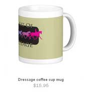 Dressage mug with After9Design art